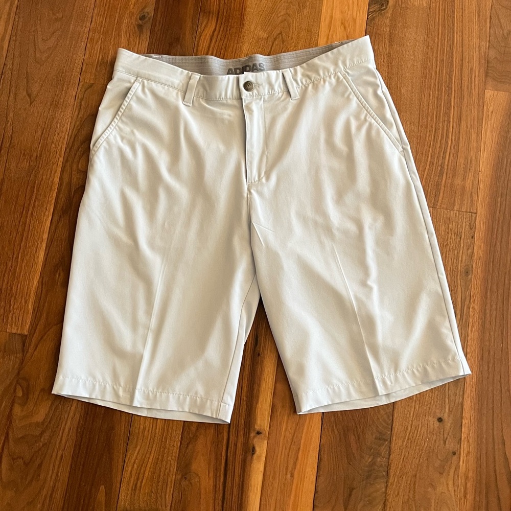 Adidas men’s golf shorts pale blue size 33